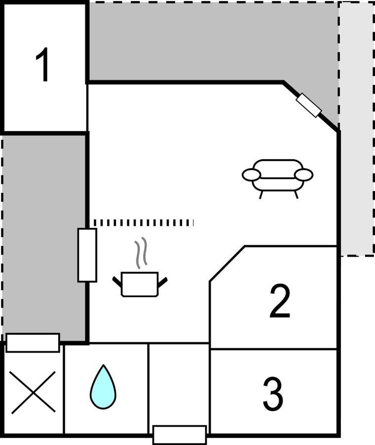 3 Bedroom Cozy Home In Farvang Экстерьер фото